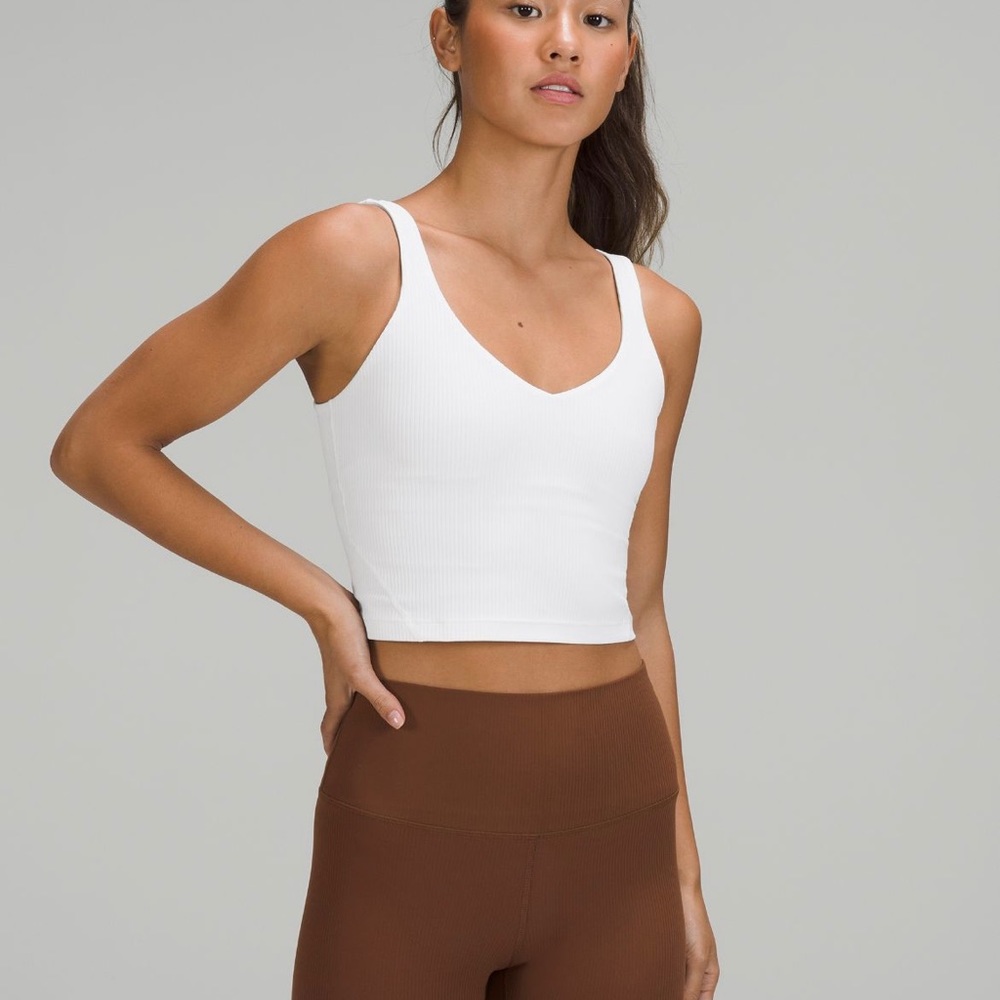 Lululemon White Align Tank Top Size 4